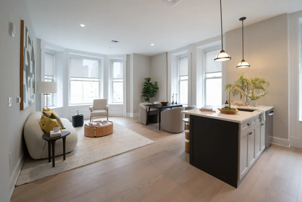 The Bellevue living room